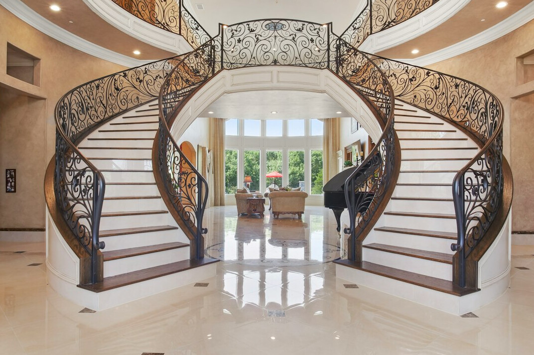 luxury celebrity mansion interior